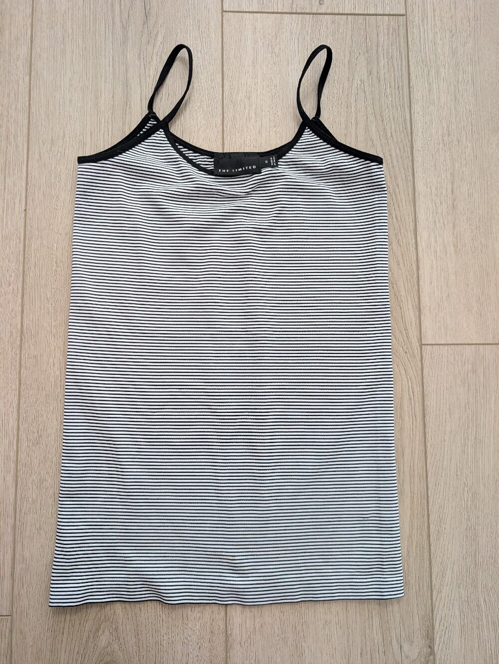 The Limited Women's Black & White Striped Cami Tank | Size S